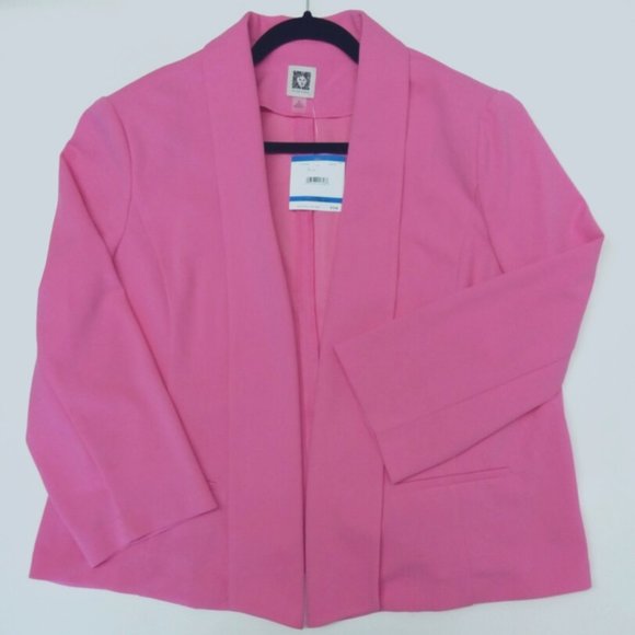 Anne Klein Jackets & Blazers - Anne Klein Pink XL Blazer